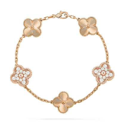 [Garvey ] CLOVER 5 MOTIF LASER BRACELET COLLECTION