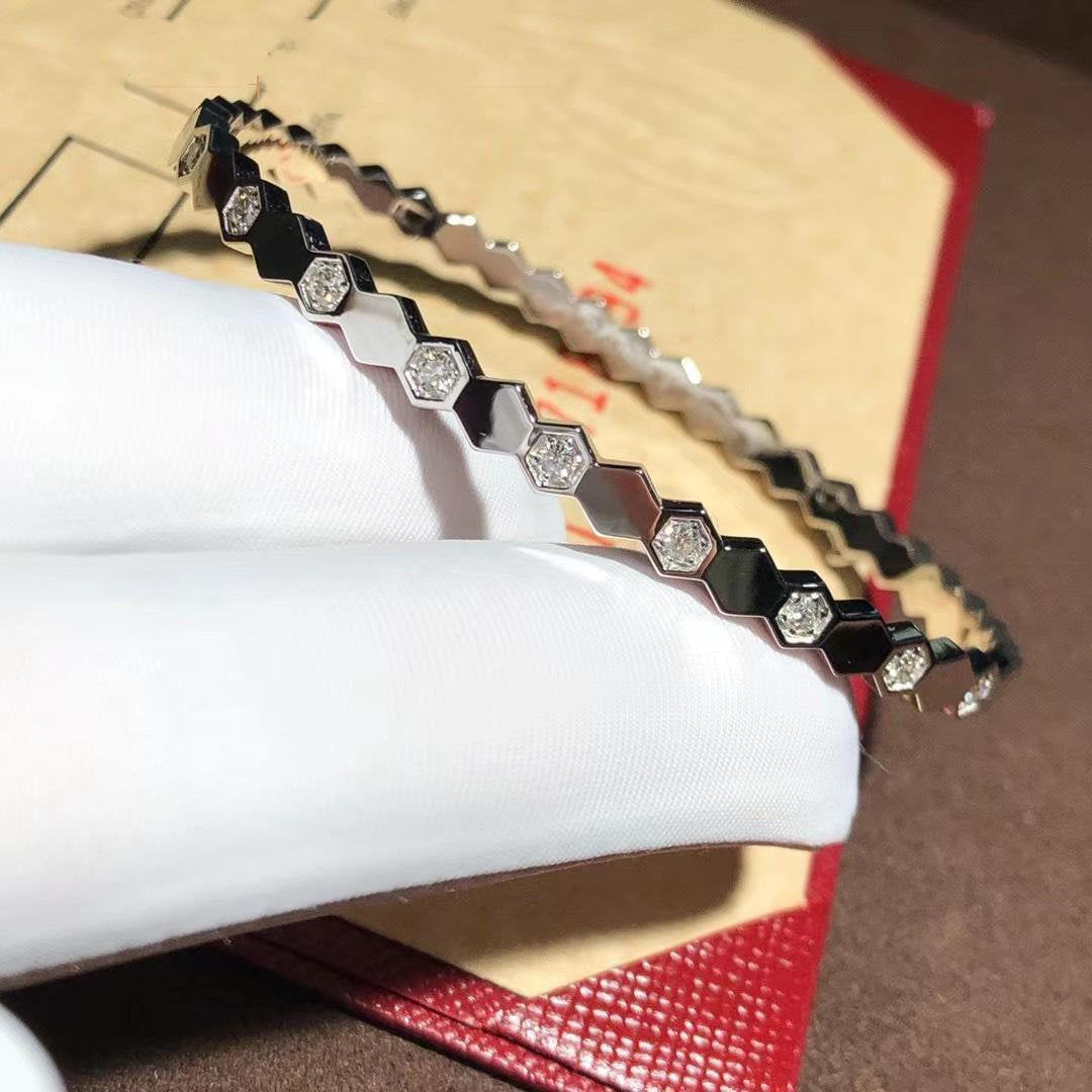 [Garvey ]BEE LOVE SILVER DIAMOND BRACELET