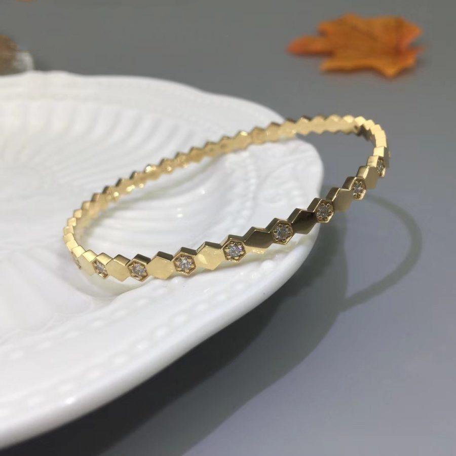 [Garvey ]BEE LOVE GOLD DIAMOND BRACELET