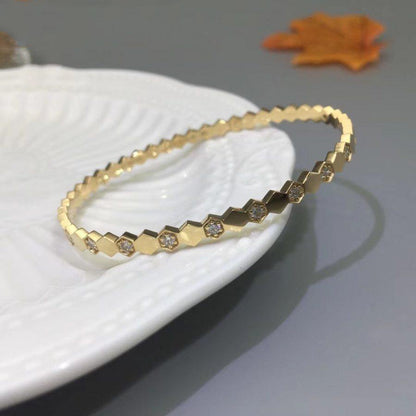 [Garvey ]BEE LOVE GOLD DIAMOND BRACELET