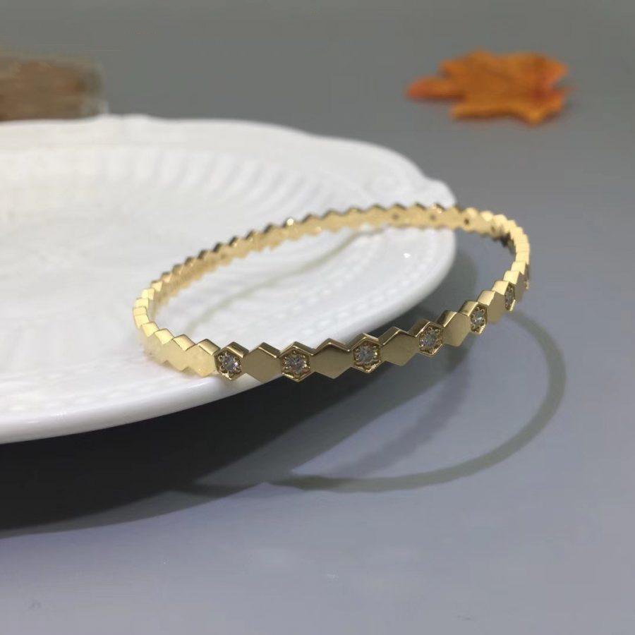 [Garvey ]BEE LOVE GOLD DIAMOND BRACELET