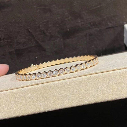 [Garvey ]BEE LOVE GOLD BRACELET FULL DIAMOND