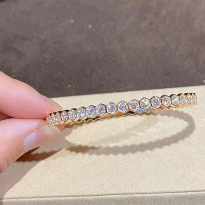 [Garvey ]BEE LOVE GOLD BRACELET FULL DIAMOND
