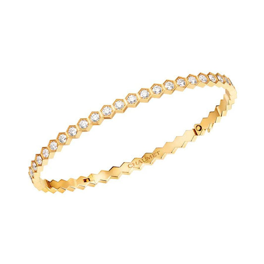 [Garvey ]BEE LOVE GOLD BRACELET FULL DIAMOND