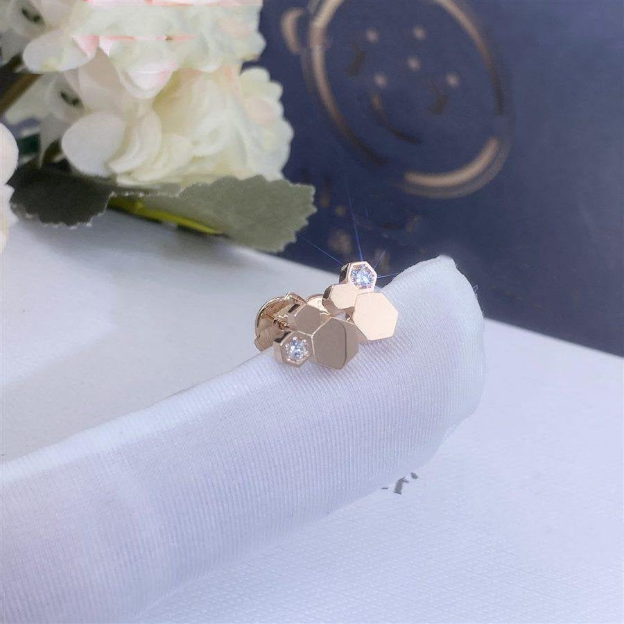 [Garvey]BEE LOVE ROSE GOLD DIAMOND EARRINGS