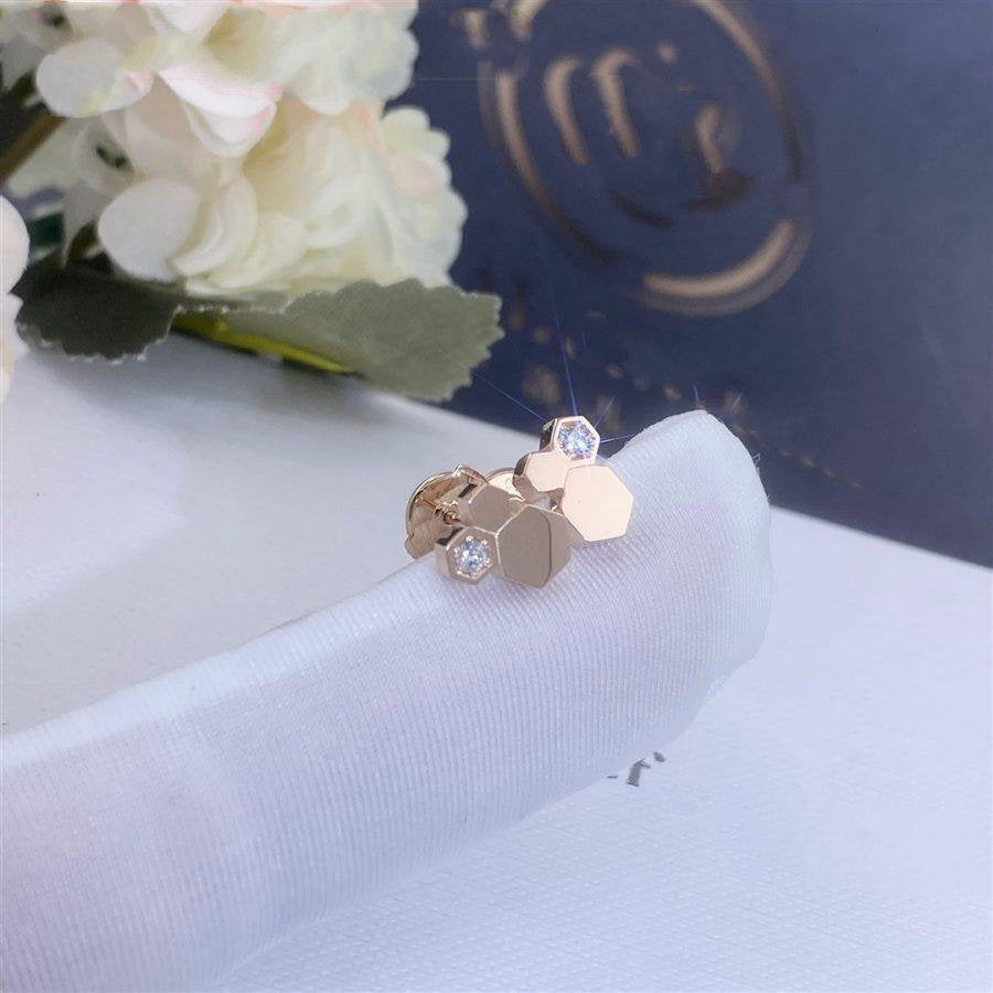 [Garvey]BEE LOVE ROSE GOLD DIAMOND EARRINGS