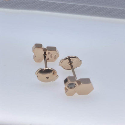 [Garvey ]BEE LOVE PINK GOLD DIAMOND EARRINGS