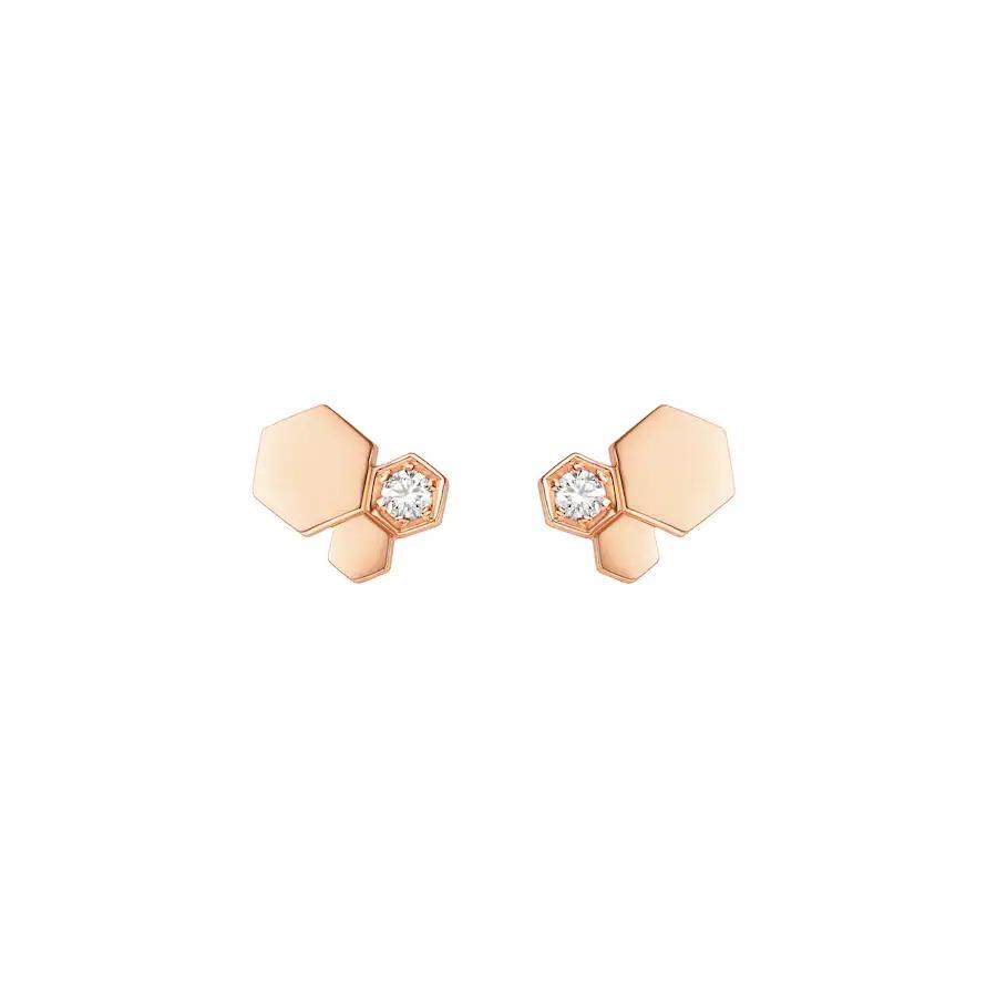 [Garvey]BEE LOVE ROSE GOLD DIAMOND EARRINGS
