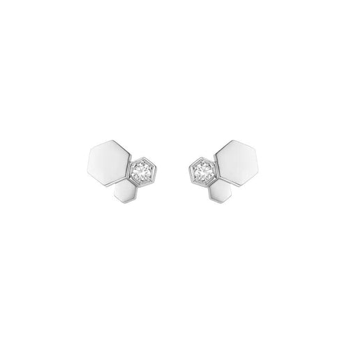 [Garvey]BEE LOVE SILVER DIAMOND EARRINGS