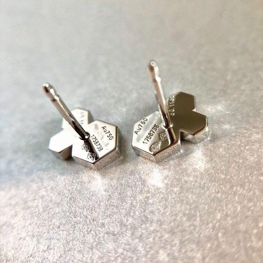 [Garvey ]BEE LOVE SILVER DIAMOND EARRINGS