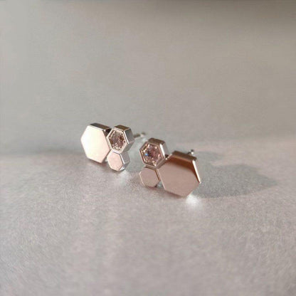 [Garvey]BEE LOVE SILVER DIAMOND EARRINGS
