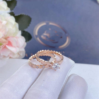 [Garvey ]BEE LOVE RING PINK GOLD DIAMOND
