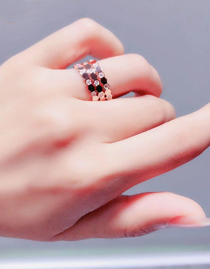 [Garvey]BEE LOVE RING ROSE GOLD DIAMOND