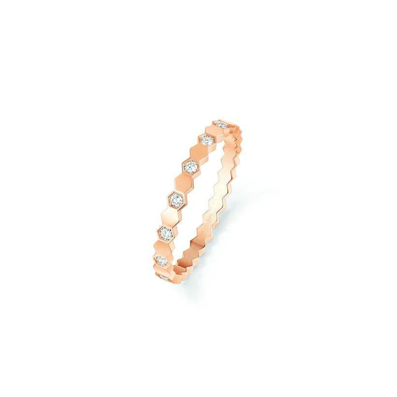 [Garvey ]BEE LOVE RING PINK GOLD DIAMOND