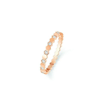 [Garvey ]BEE LOVE RING PINK GOLD DIAMOND