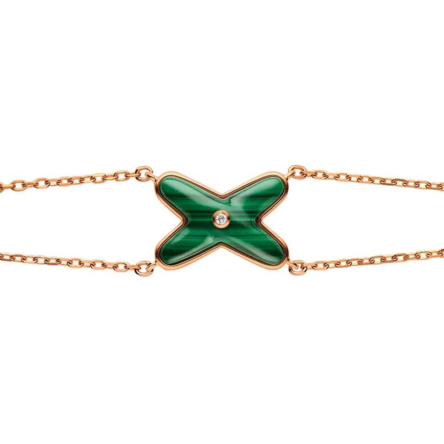 [Garvey]JEUX BRACELET MALACHITE ROSE GOLD 1 DIAMOND