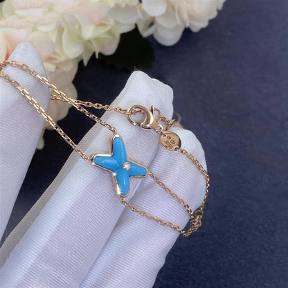 [Garvey ]JEUX BRACELET TURQUOISE PINK GOLD 1 DIAMOND