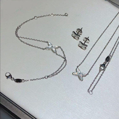 [Garvey]JEUX BRACELET WHITE MOP SILVER 1 DIAMOND