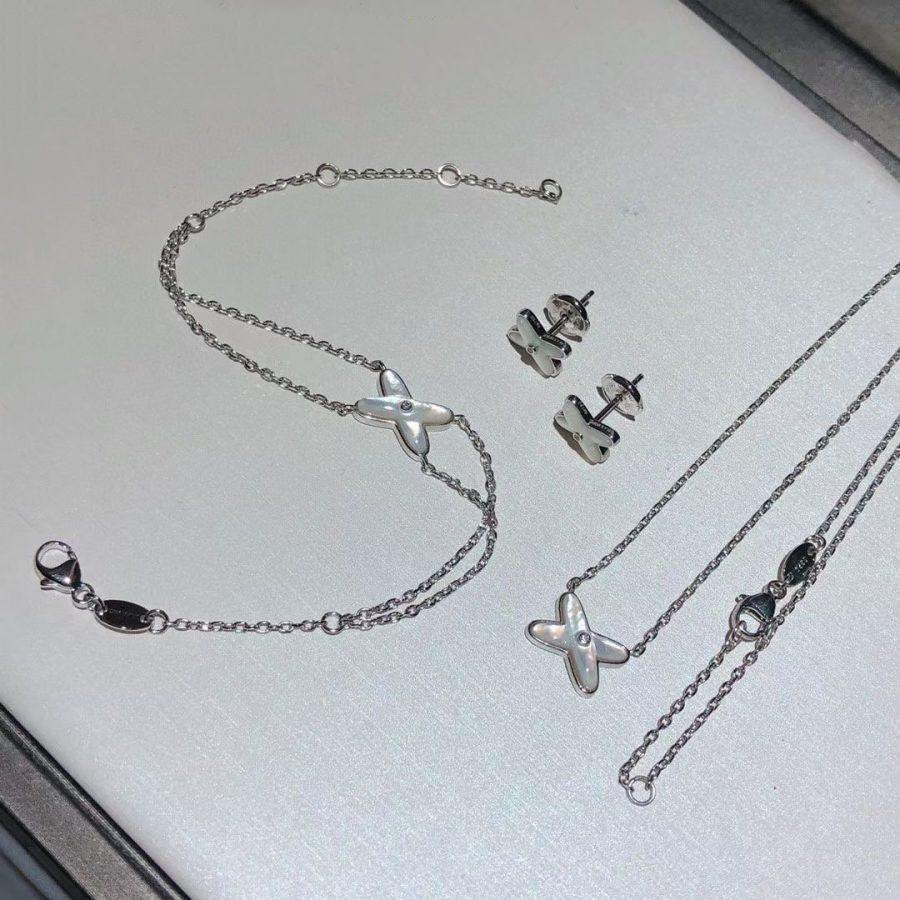 [Garvey]JEUX BRACELET WHITE MOP SILVER 1 DIAMOND