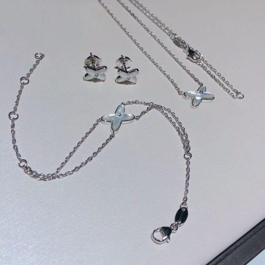 [Garvey]JEUX BRACELET WHITE MOP SILVER 1 DIAMOND