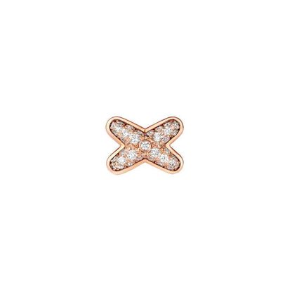 [Garvey]JEUX DE ROSE GOLD DIAMOND EARRINGS