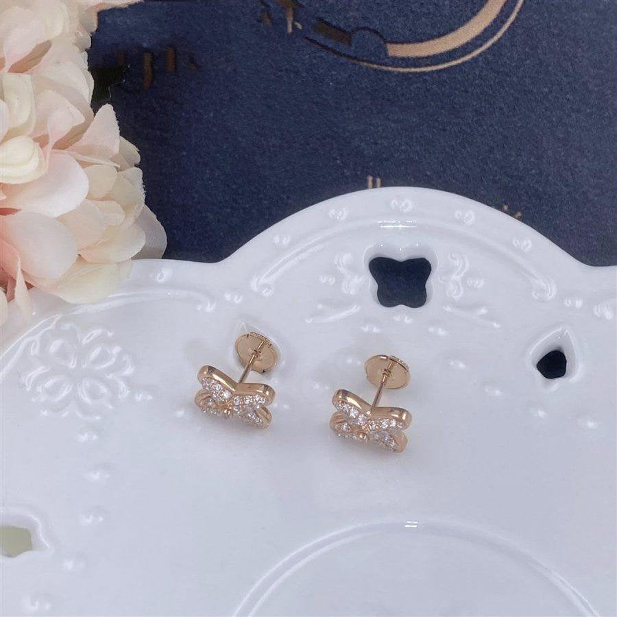[Garvey ]JEUX DE PINK GOLD DIAMOND EARRINGS