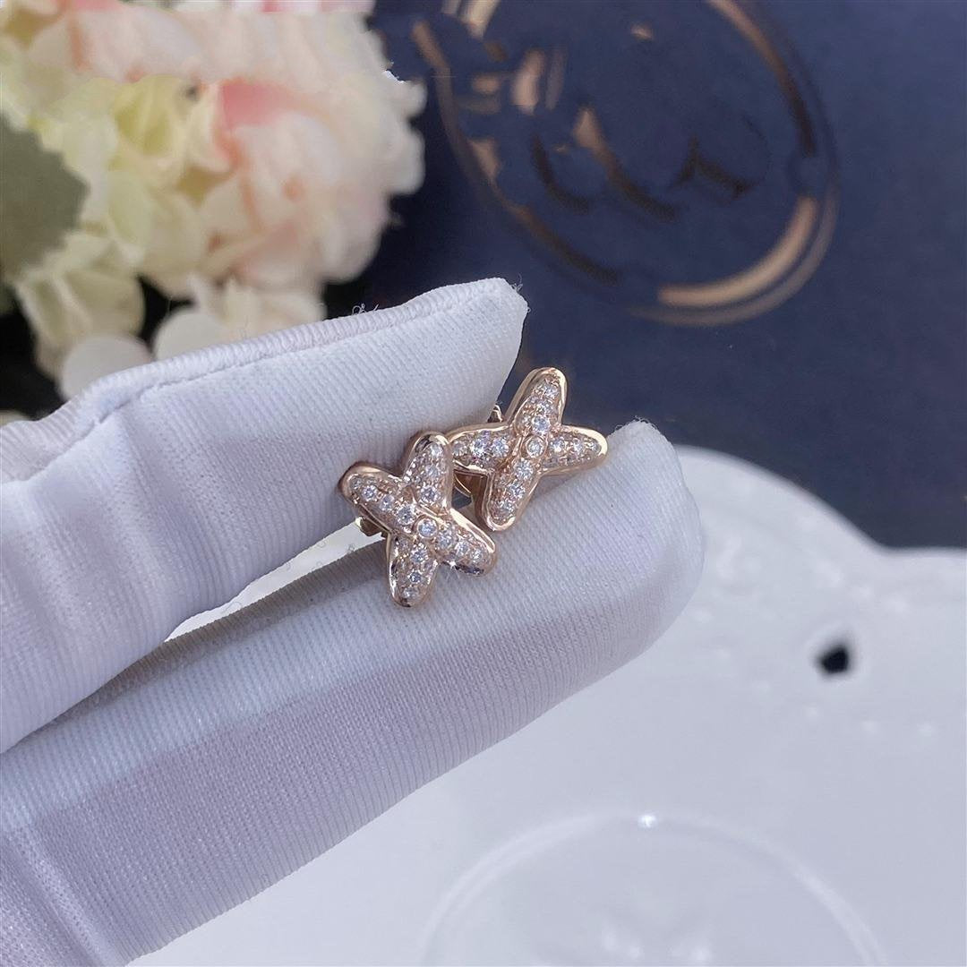[Garvey]JEUX DE ROSE GOLD DIAMOND EARRINGS