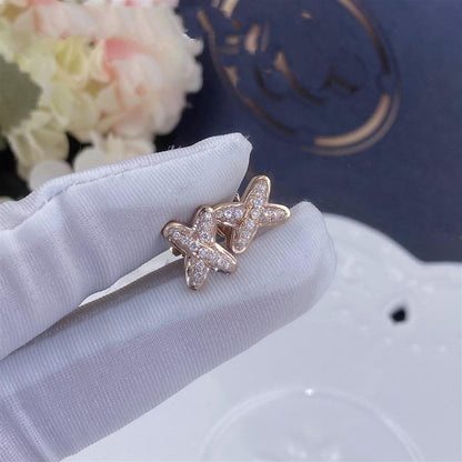 [Garvey]JEUX DE ROSE GOLD DIAMOND EARRINGS