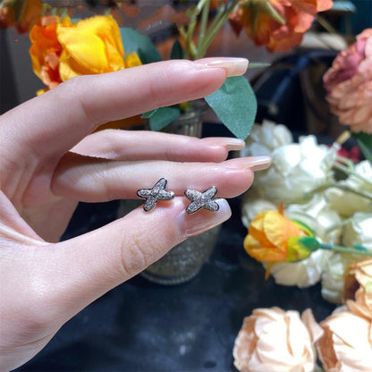 [Garvey]JEUX DE SILVER DIAMOND EARRINGS