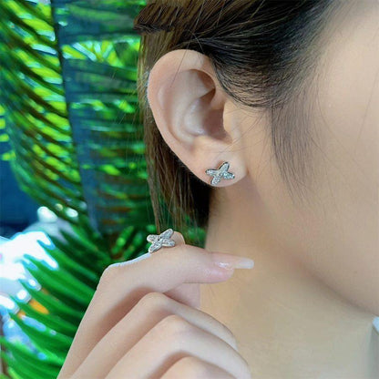 [Garvey ]JEUX DE SILVER DIAMOND EARRINGS