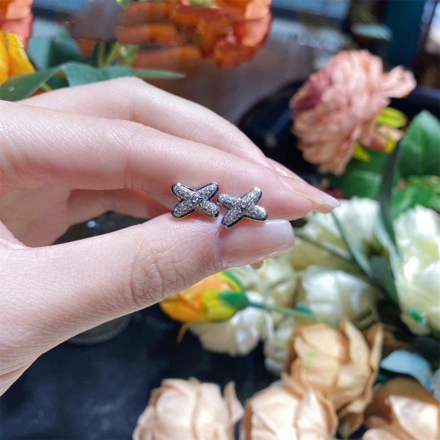 [Garvey]JEUX DE SILVER DIAMOND EARRINGS