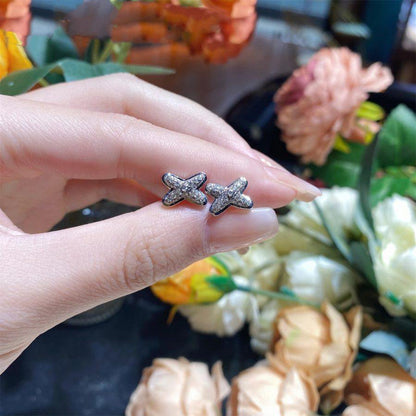 [Garvey]JEUX DE SILVER DIAMOND EARRINGS