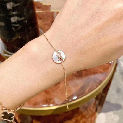 [Garvey ]JEUX DE BRACELET MOP PINK GOLD DIAMONDS