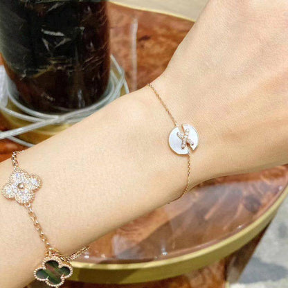 [Garvey ]JEUX DE BRACELET MOP PINK GOLD DIAMONDS