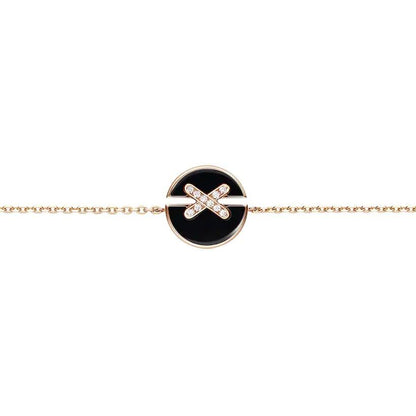 [Garvey]JEUX DE BRACELET ONYX ROSE GOLD DIAMOND