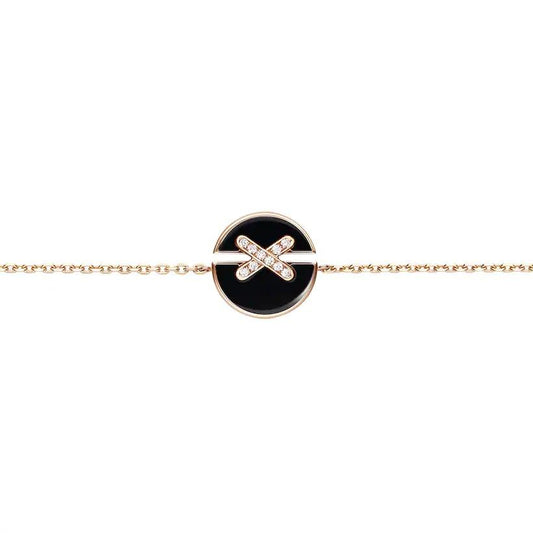 [Garvey]JEUX DE BRACELET ONYX ROSE GOLD DIAMOND