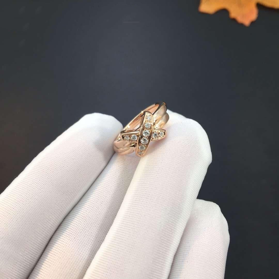 [Garvey]JEUX DE ROSE GOLD DIAMOND RING