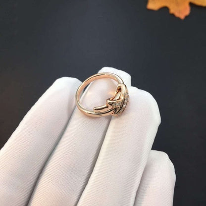 [Garvey ]JEUX DE PINK GOLD DIAMOND RING