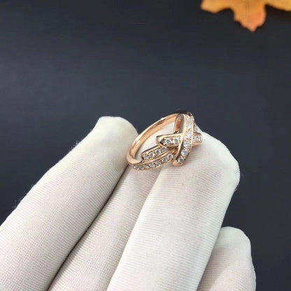 [Garvey ]JEUX DE RING PINK GOLD DIAMOND