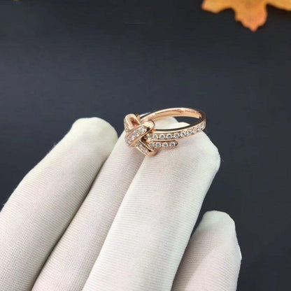 [Garvey ]JEUX DE RING PINK GOLD DIAMOND