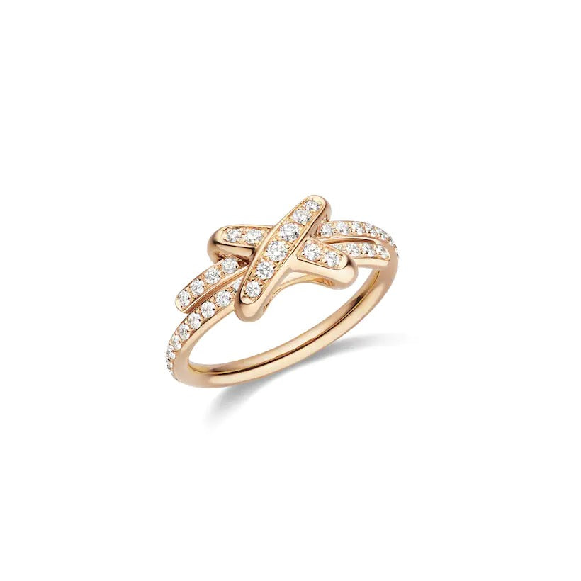 [Garvey ]JEUX DE RING PINK GOLD DIAMOND