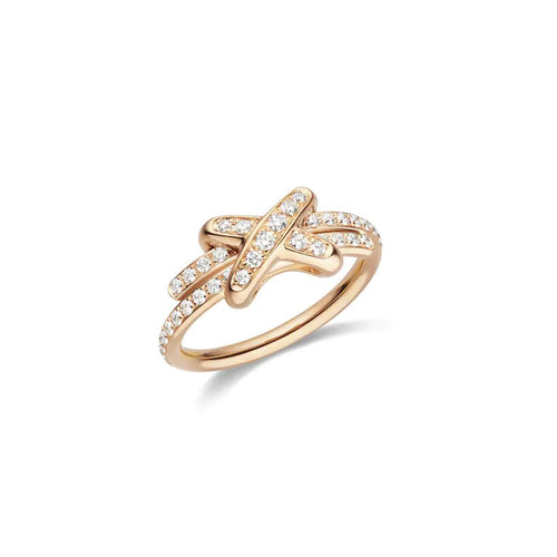 [Garvey ]JEUX DE RING PINK GOLD DIAMOND