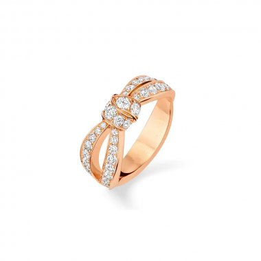 [Garvey ]LIENS PINK GOLD DIAMOND RING