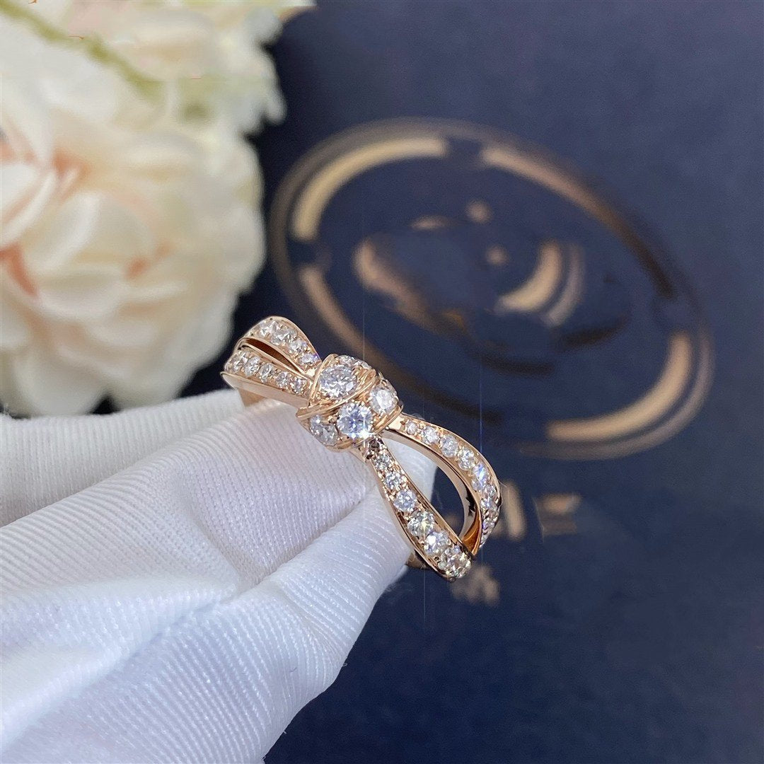 [Garvey]LIENS ROSE GOLD DIAMOND RING