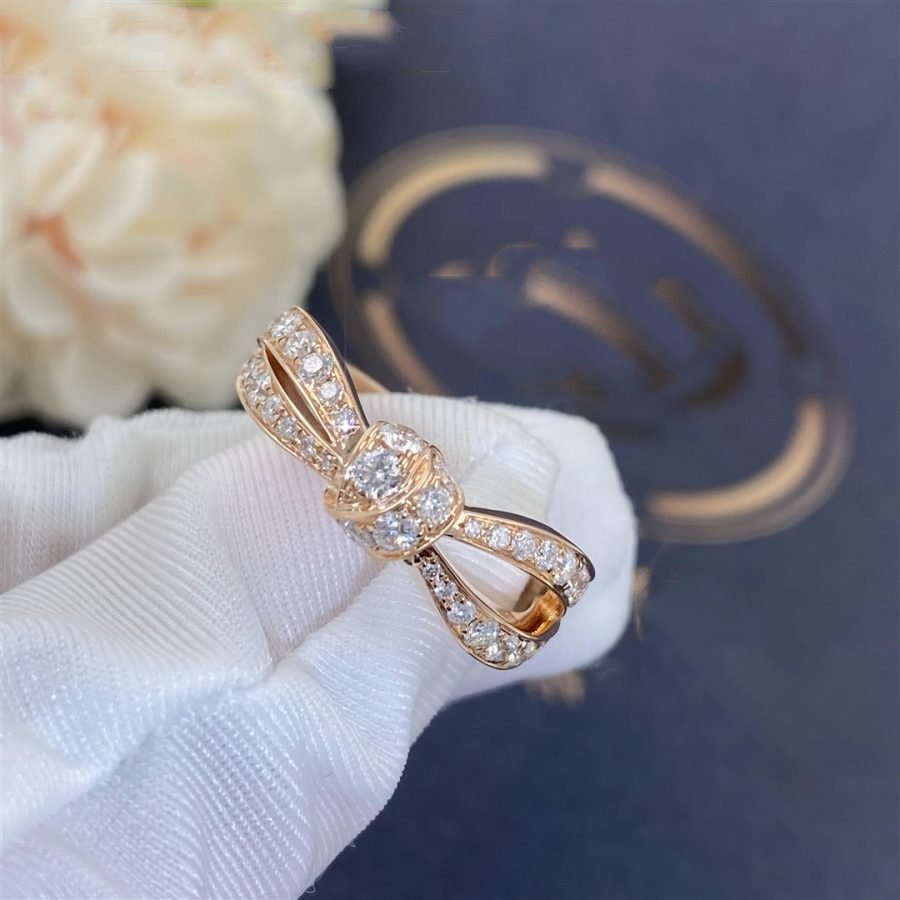 [Garvey]LIENS ROSE GOLD DIAMOND RING