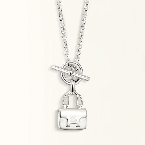 [Garvey]POP H PEDANT SILVER NECKLACE