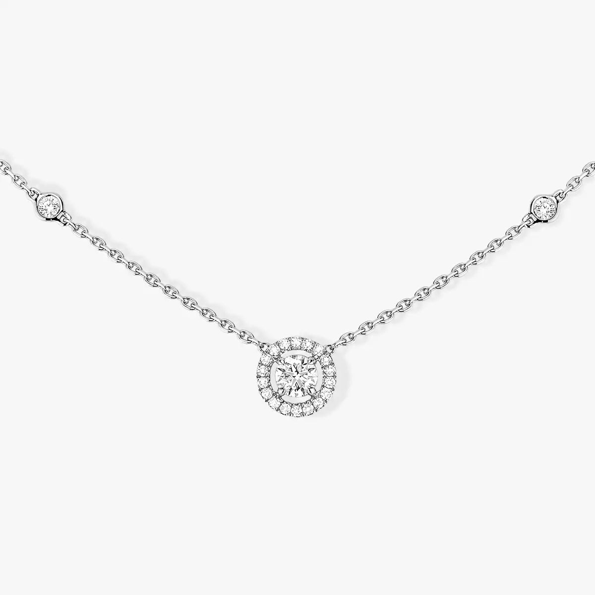 [Garvey]Diamond Necklace 0,20ct Brilliant Shape Joy