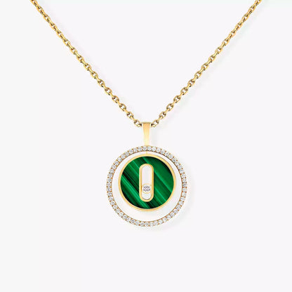 [Garvey]Lucky Move Diamond Necklace in Rose Gold and White Mother-of-Pearl