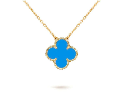 [Garvey]15MM CLOVER FLOWER PENDANT NECKLACE COLLECTION