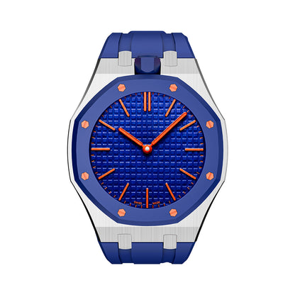 [Garvey]OAK POP DARK BLUE STEEL SILICONE STRAP